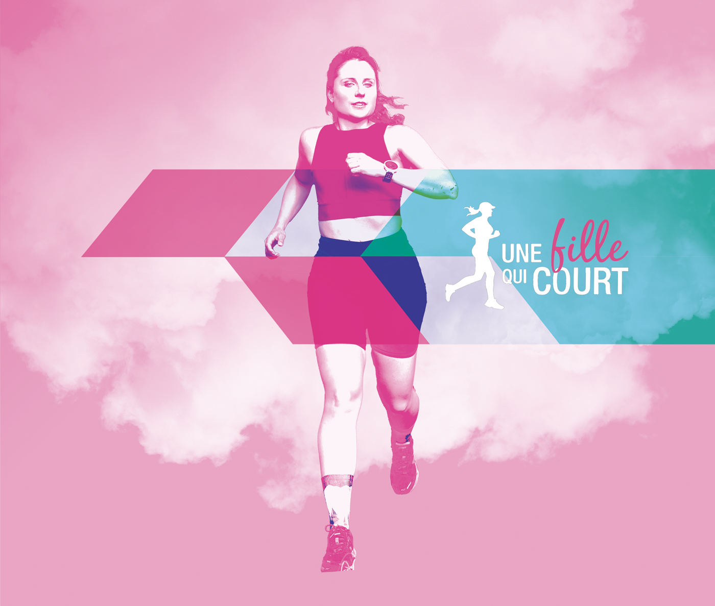 Une fille qui court